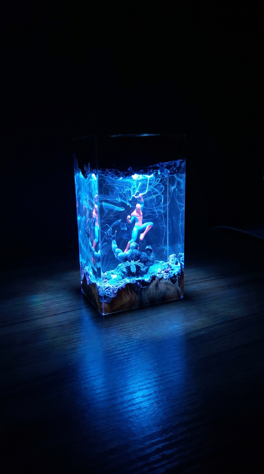 Spider-Man Resin Lamp